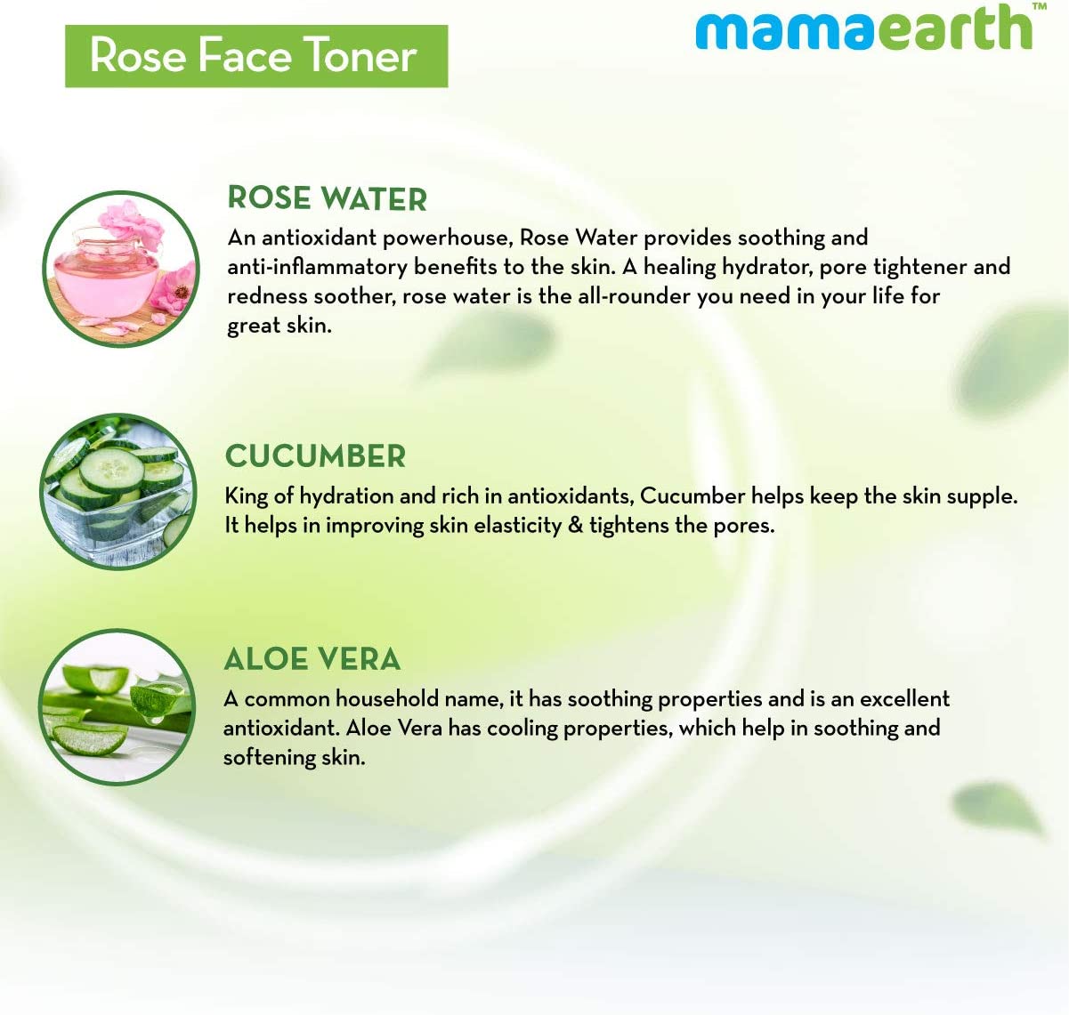 Mamaearth Rose Face Toner (200ml)