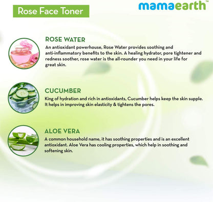 Mamaearth Rose Face Toner (200ml)