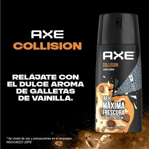Axe Deo Body Spray Collision Cuero and Cookies (150ml)