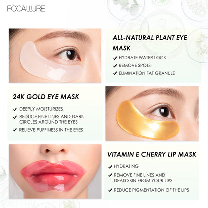 FA SC01 - Focallure Collagen Crystal 24K Gold Pure Luxury Eye Mask - (7.5gm)