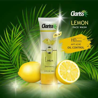 Clariss Lemon Oil Control Face Wash (100ml)