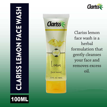 Clariss Lemon Oil Control Face Wash (100ml)