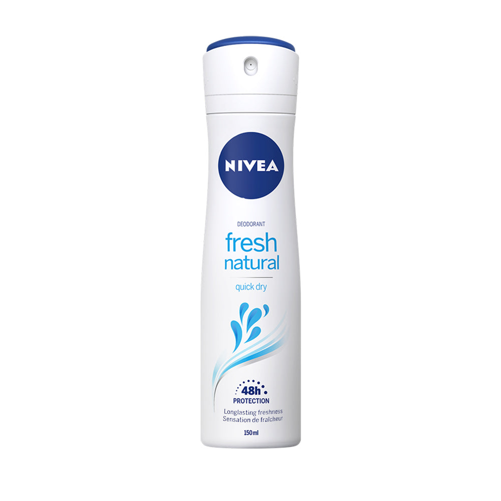 Nivea Fresh Natural Body Spray 150ml and Energy Fresh Roll On 50ml (Combo Pack)