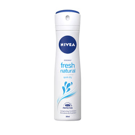 Nivea Fresh Natural Body Spray 150ml and Energy Fresh Roll On 50ml (Combo Pack)