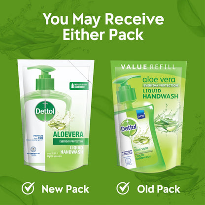 Dettol Aloe Vera Liquid Handwash Refill (170ml)