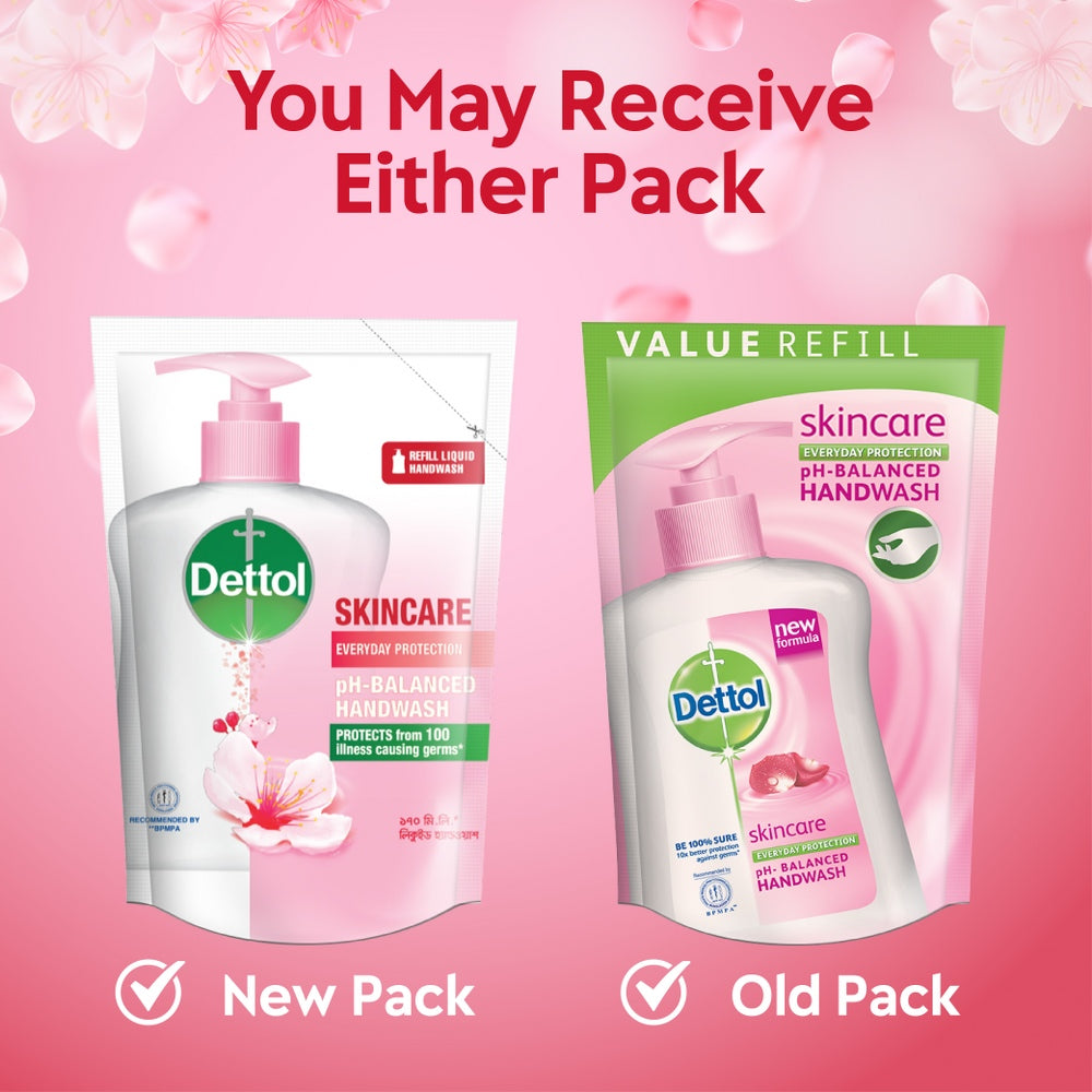 Dettol Skincare pH-Balanced Liquid Handwash Refill (170ml)
