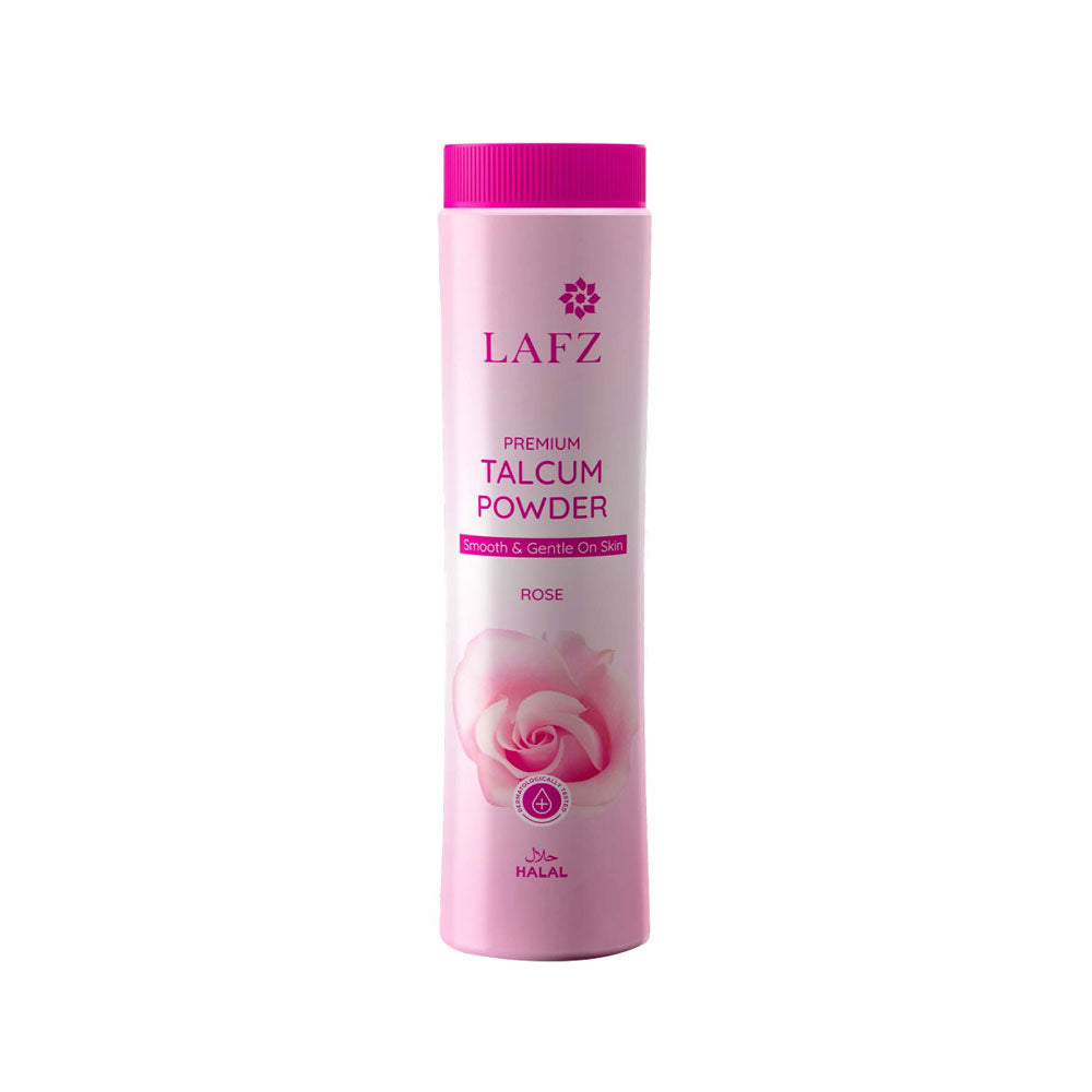 LAFZ Halal Premium Talcum Powder Rose (100gm)