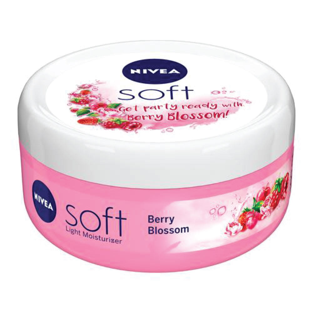 Nivea Soft Skin Moisturizing Cream Berry Blossom