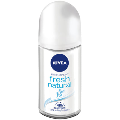 Nivea Fresh Natural Roll On 50ml and Soft Jar Berry Blossom Cream 50ml (Combo Pack)