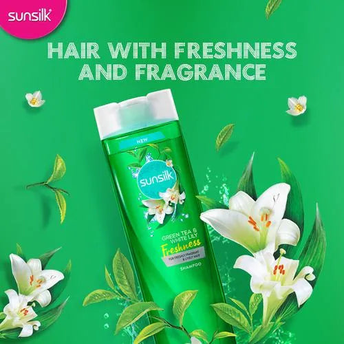 Sunsilk Green Tea and White Lily Freshness Shampoo