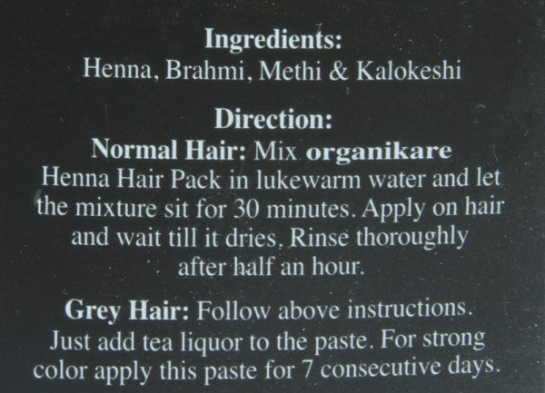 Organikare Heena Hair Pack (80gm)