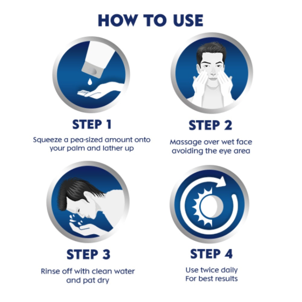 Nivea Men Extra Bright 10X Effect Brightening Foam (100gm)