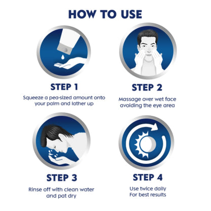 Nivea Men Extra Bright 10X Effect Brightening Foam (100gm)