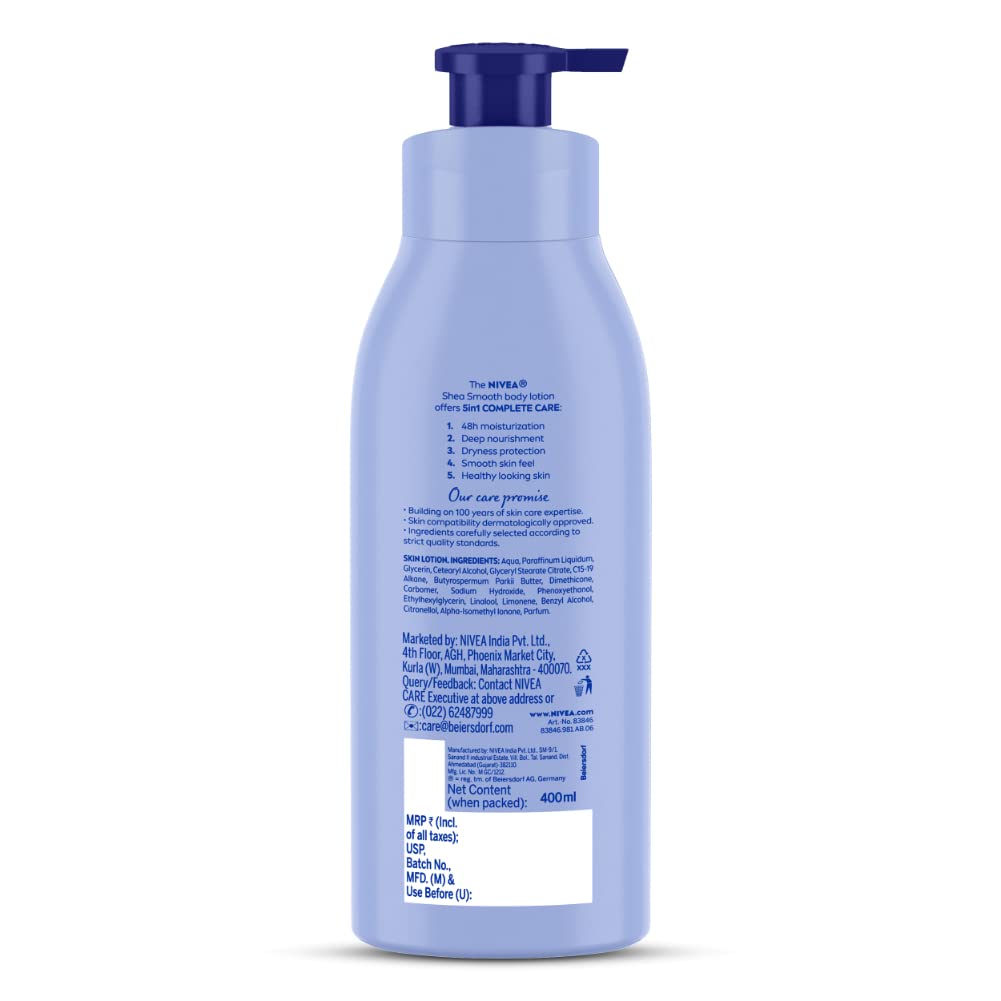 Nivea Body Milk Shea Smooth Moisture Care (400ml)