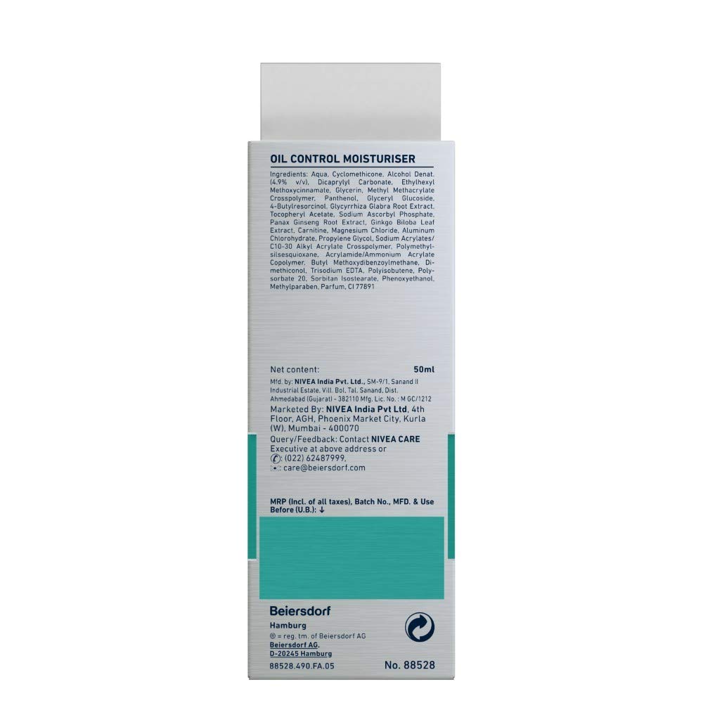 Nivea Men Oil Control Moisturizer (50ml)