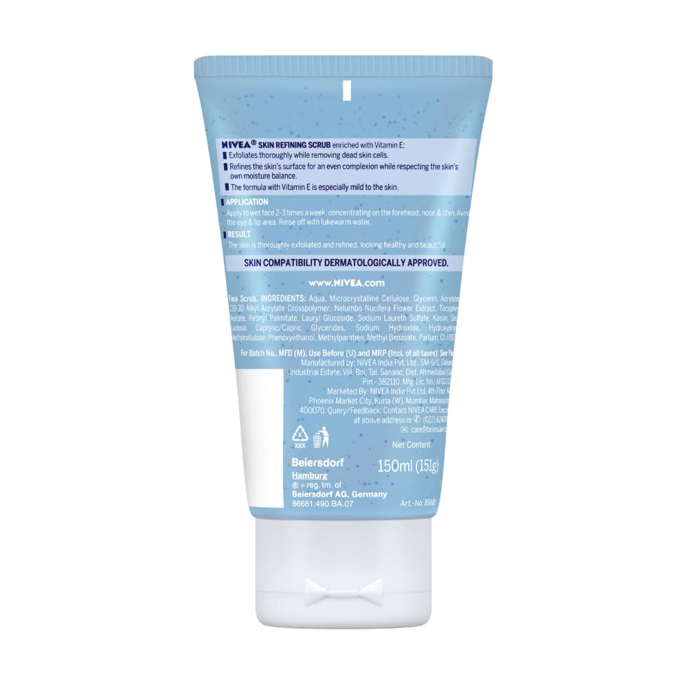 Nivea Skin Refining Face Scrub With Vitamin E (150ml)