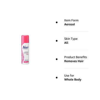 Nair Hair Removal Spray Rose (200ml)