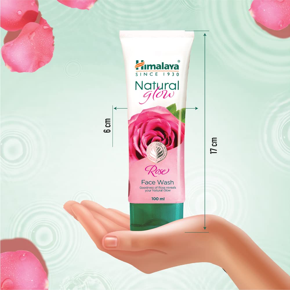 Himalaya Natural Glow Rose Face Wash (100ml)