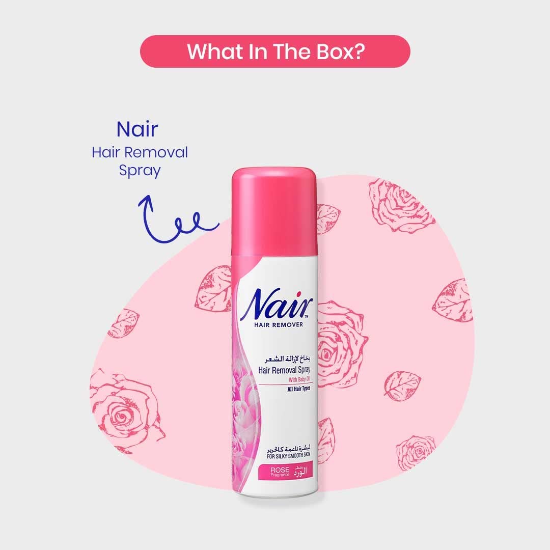 Nair Hair Removal Spray Rose (200ml)