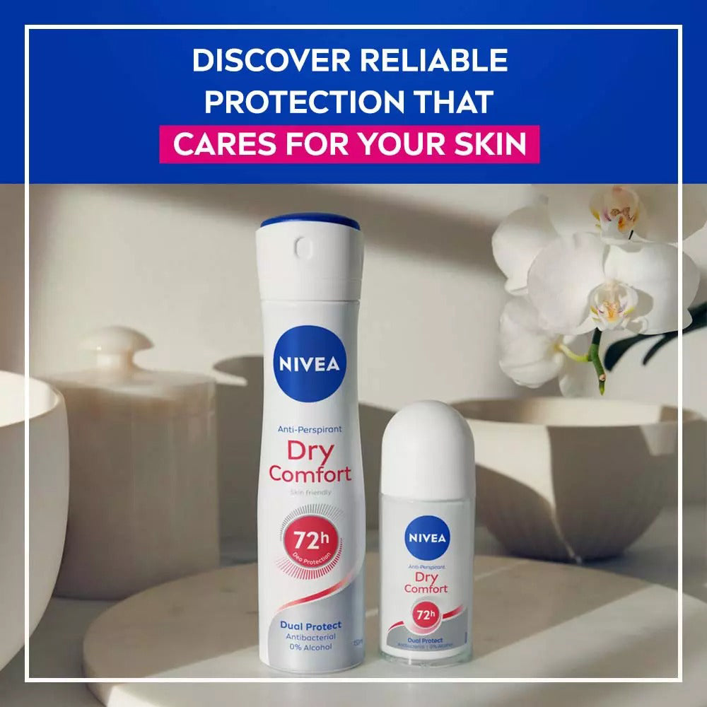 Nivea Dry Comfort Deodorant Roll-On (25ml)