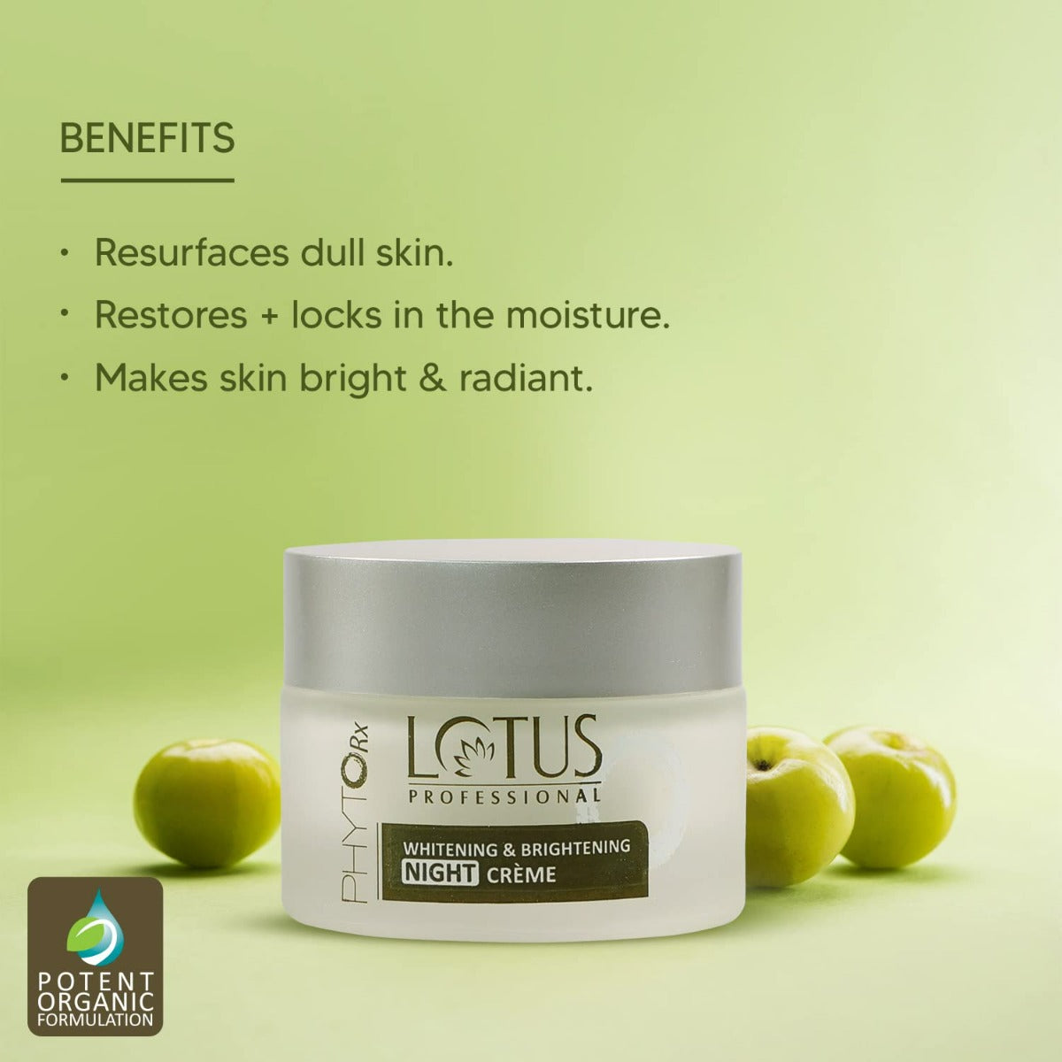 Lotus Herbals Phyto-Rx Whitening and Brightening Night Cream (50gm)