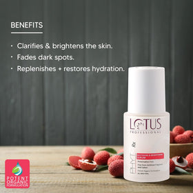 Lotus Herbals Phyto-Rx Whitening and Brightening Serum (30ml)