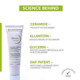 Bioderma Sebium Hydra Ultra Moisturising Compensating Care 40ml