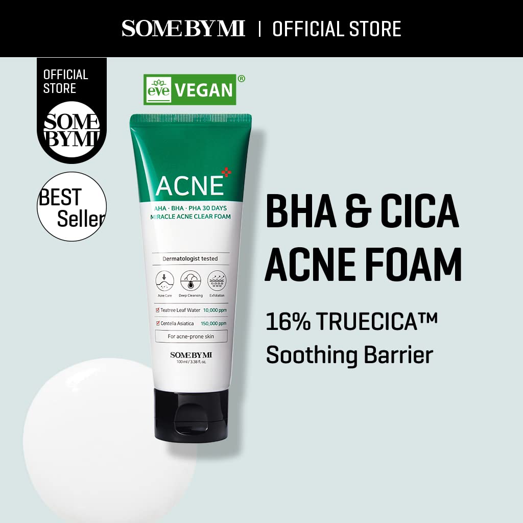 SOME BY MI AHA BHA PHA 30 Days Miracle Acne Clear Foam (100ml)