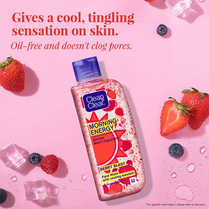Clean &amp; Clear Morning Energy Berry Blast Face Wash (100ml)