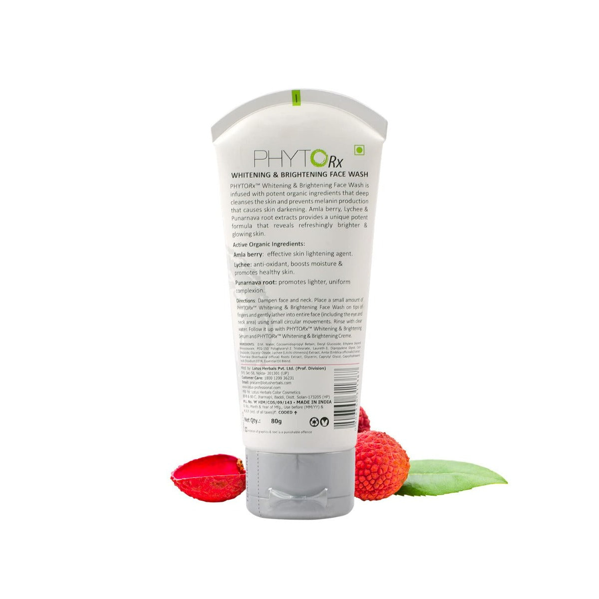 Lotus Herbals Phyto-Rx Whitening and Brightening Face Wash (80gm)