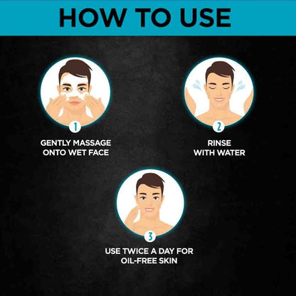 Garnier Men Oil Clear Clay D-Tox Icy Face Wash