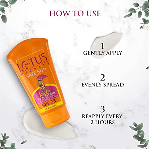 Lotus Herbals Kids Sun Block Creme Spf-25