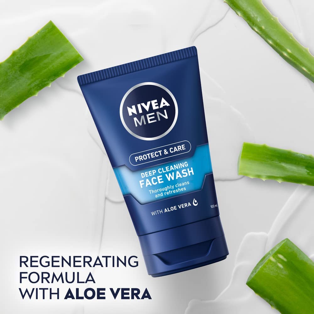 Nivea Men Protect and Care Deep Cleaning Face Wash (100ml)