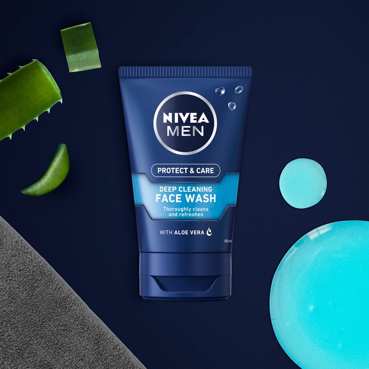 Nivea Men Protect and Care Deep Cleaning Face Wash (100ml)
