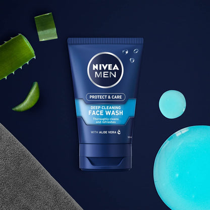 Nivea Men Protect and Care Deep Cleaning Face Wash (100ml)