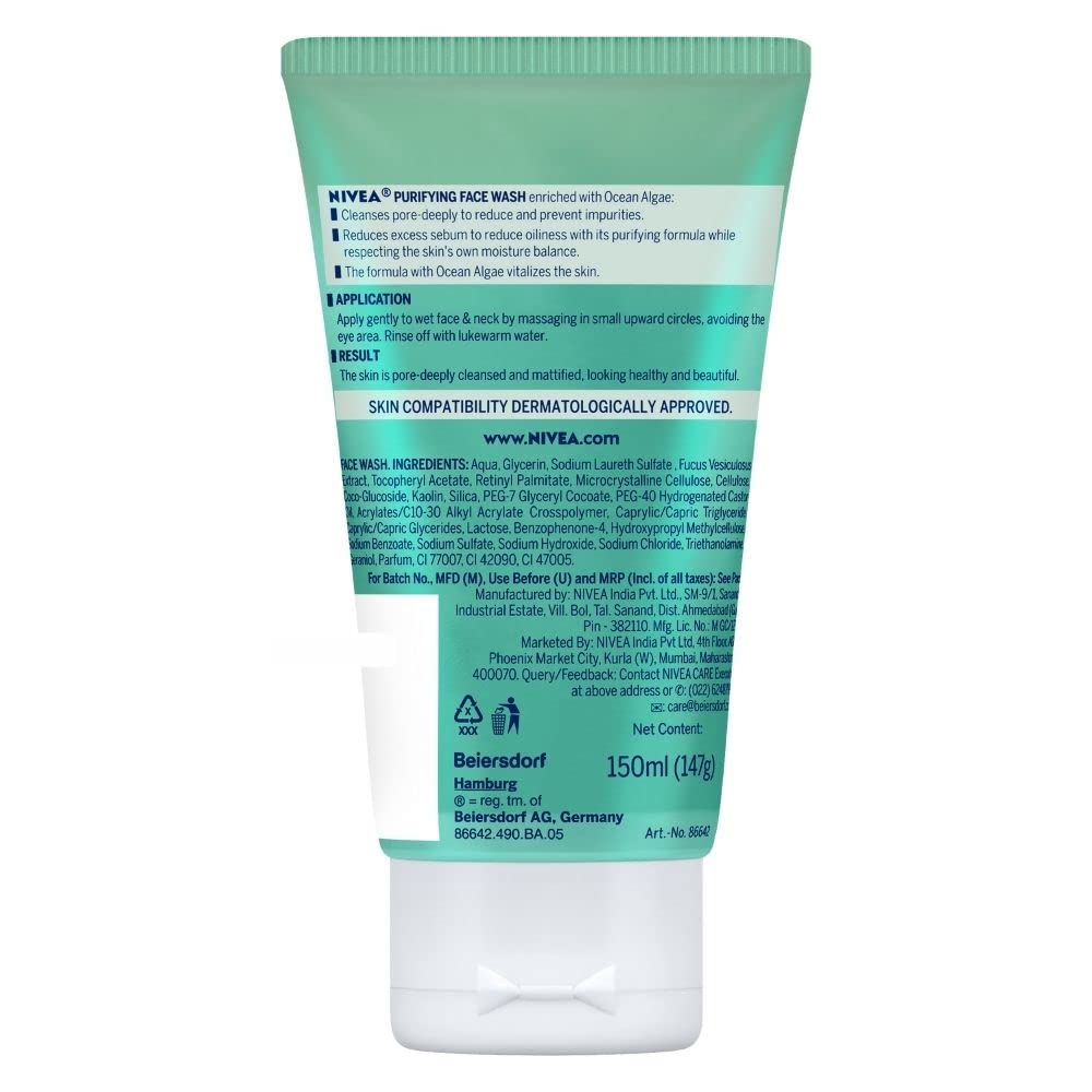 Nivea Purifying Face Wash (150ml)
