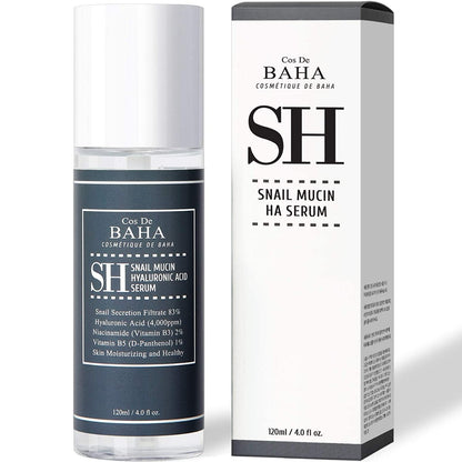 Cos De BAHA Snail Mucin Hyaluronic Acid Serum SH (120ml)