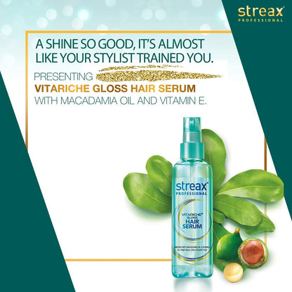 Streax Professional Vitariche Gloss Hair Serum (45ml)