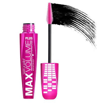 Wet n wild Max Volume Plus Waterproof Mascara (8ml) - Black