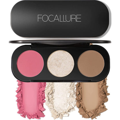 FA 26 - Focallure Blush and Highlighter Palette (10g) - Shade 05