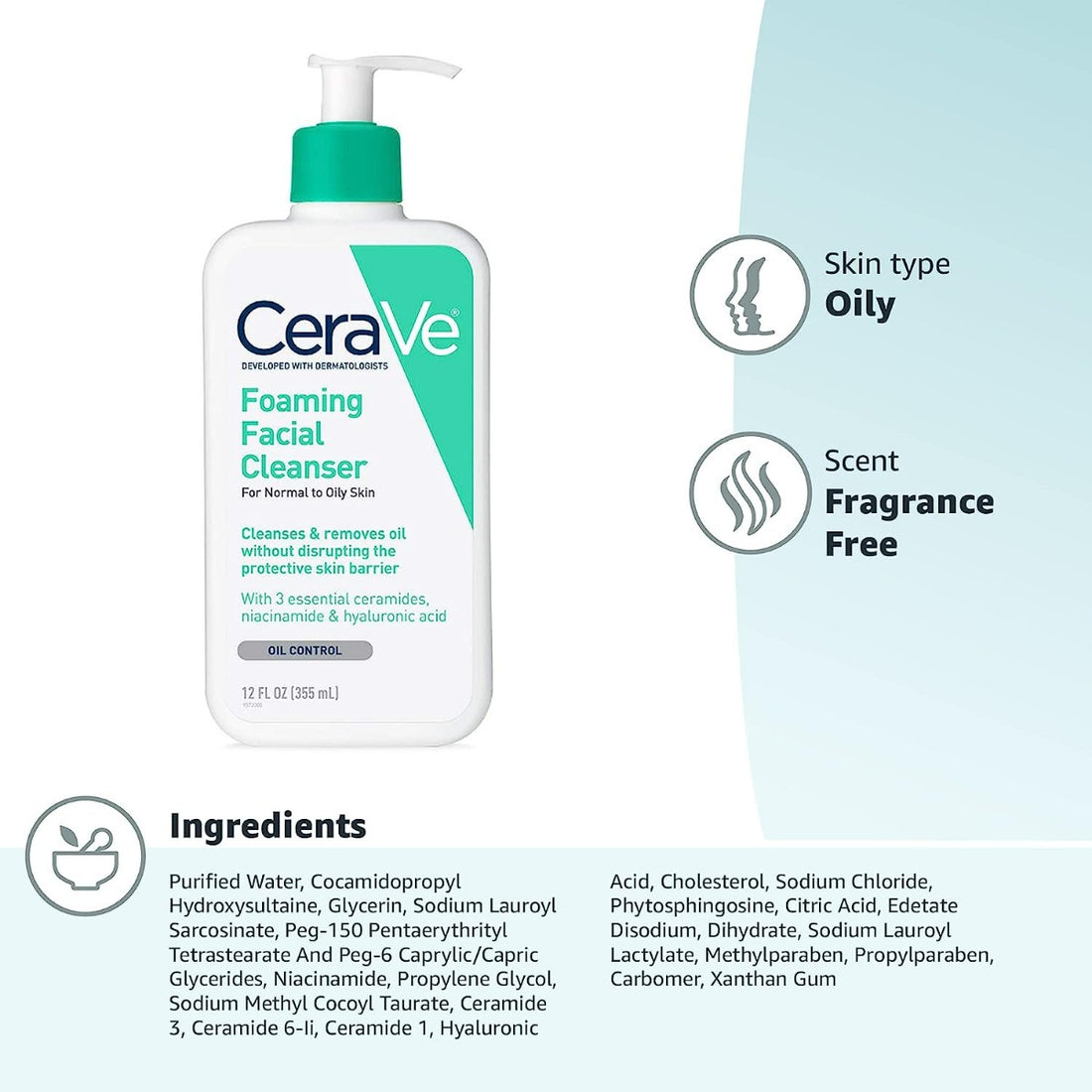 CeraVe Foaming Facial Cleanser (237ml)