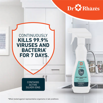 Dr Rhazes 7 Day Surface Disinfectant Shield - Trigger Spray