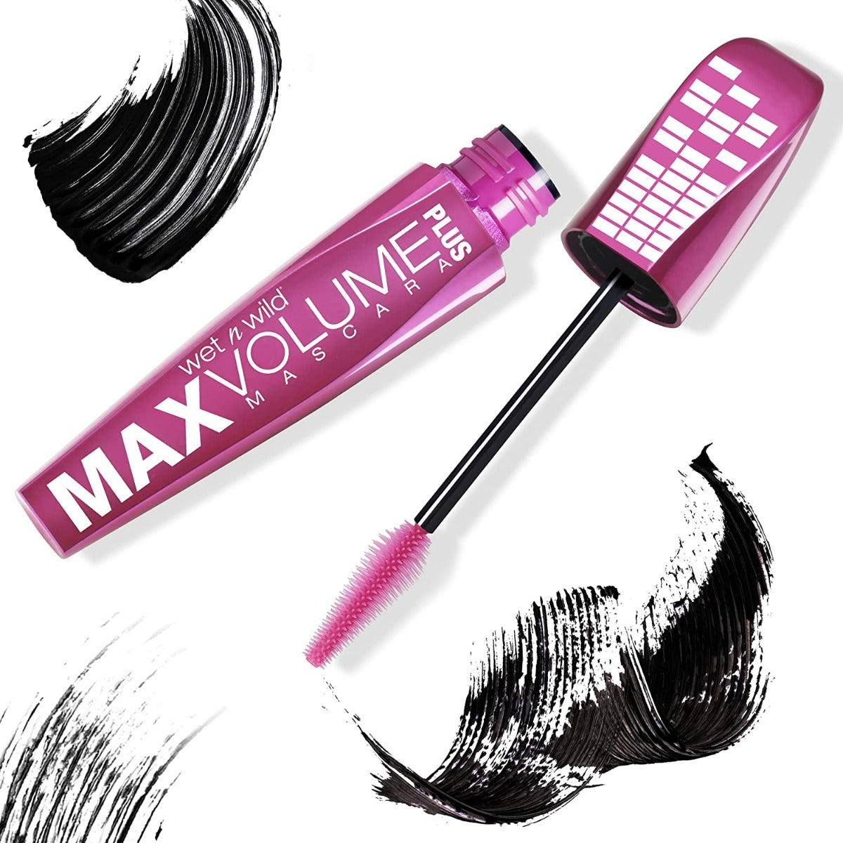 Wet n wild Max Volume Plus Waterproof Mascara (8ml) - Black