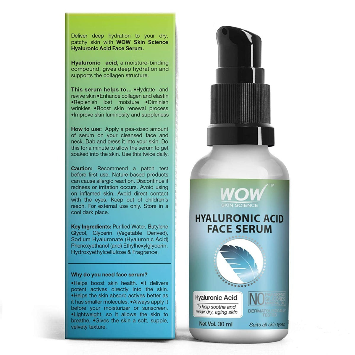 Wow Skin Science Hyaluronic Acid Serum (30ml)