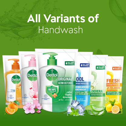 Dettol Aloe Vera Liquid Handwash Refill (170ml)