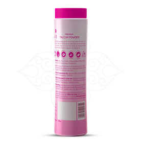 LAFZ Halal Premium Talcum Powder Rose (100gm) product back