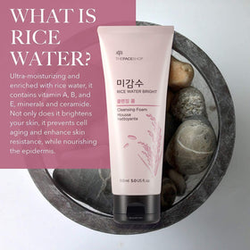 71bis1dh9hl._sl1500The Face Shop Rice Water Bright Foaming Cleanser 150ml what is rice water