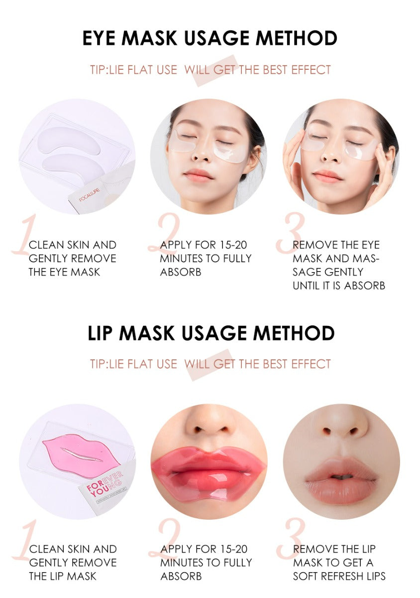 FA SC01 - Focallure Collagen Crystal Hydra Gel Eye Mask (7.5gm)