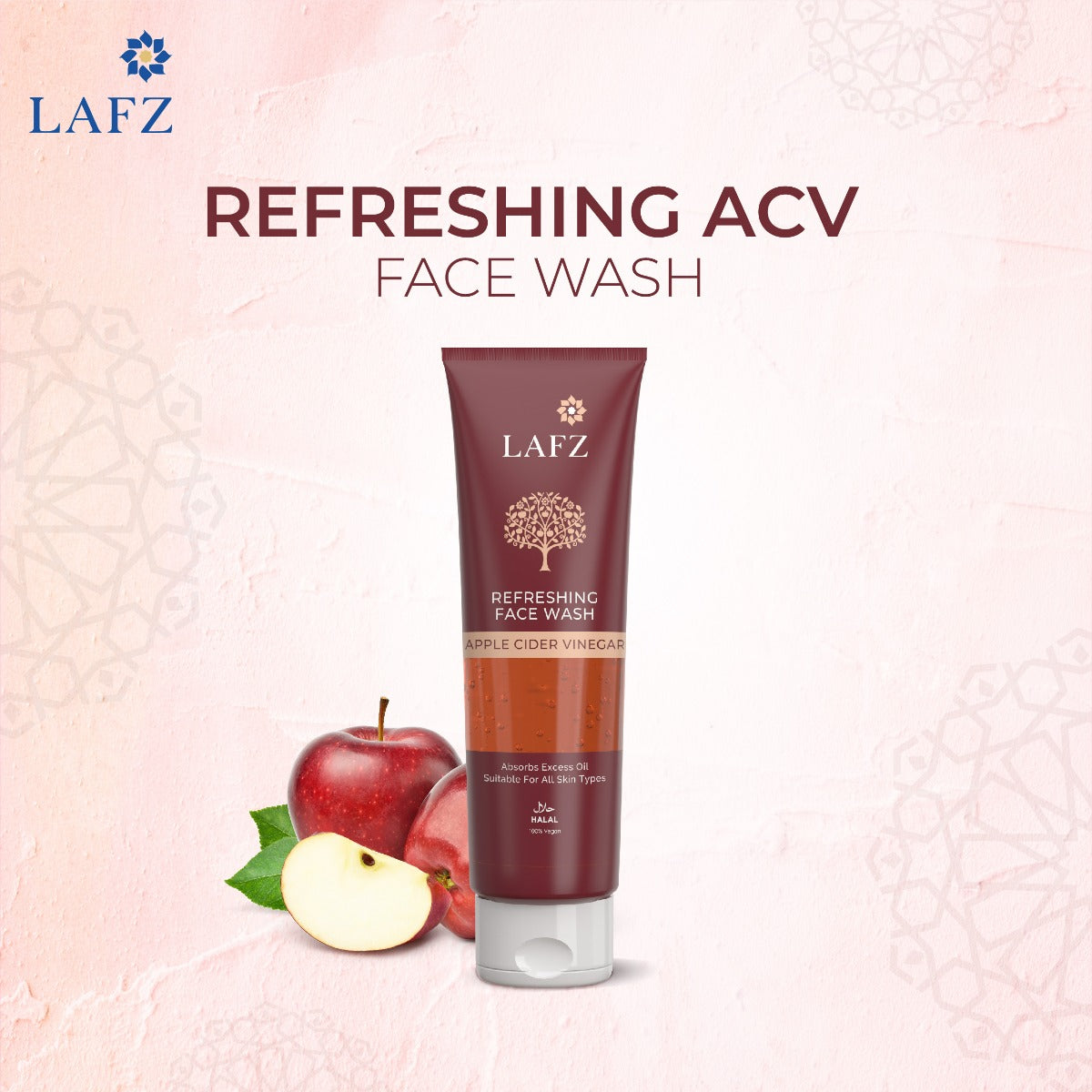 Lafz Apple Cider Vinegar Face Wash (75ml) - Tube (BD)