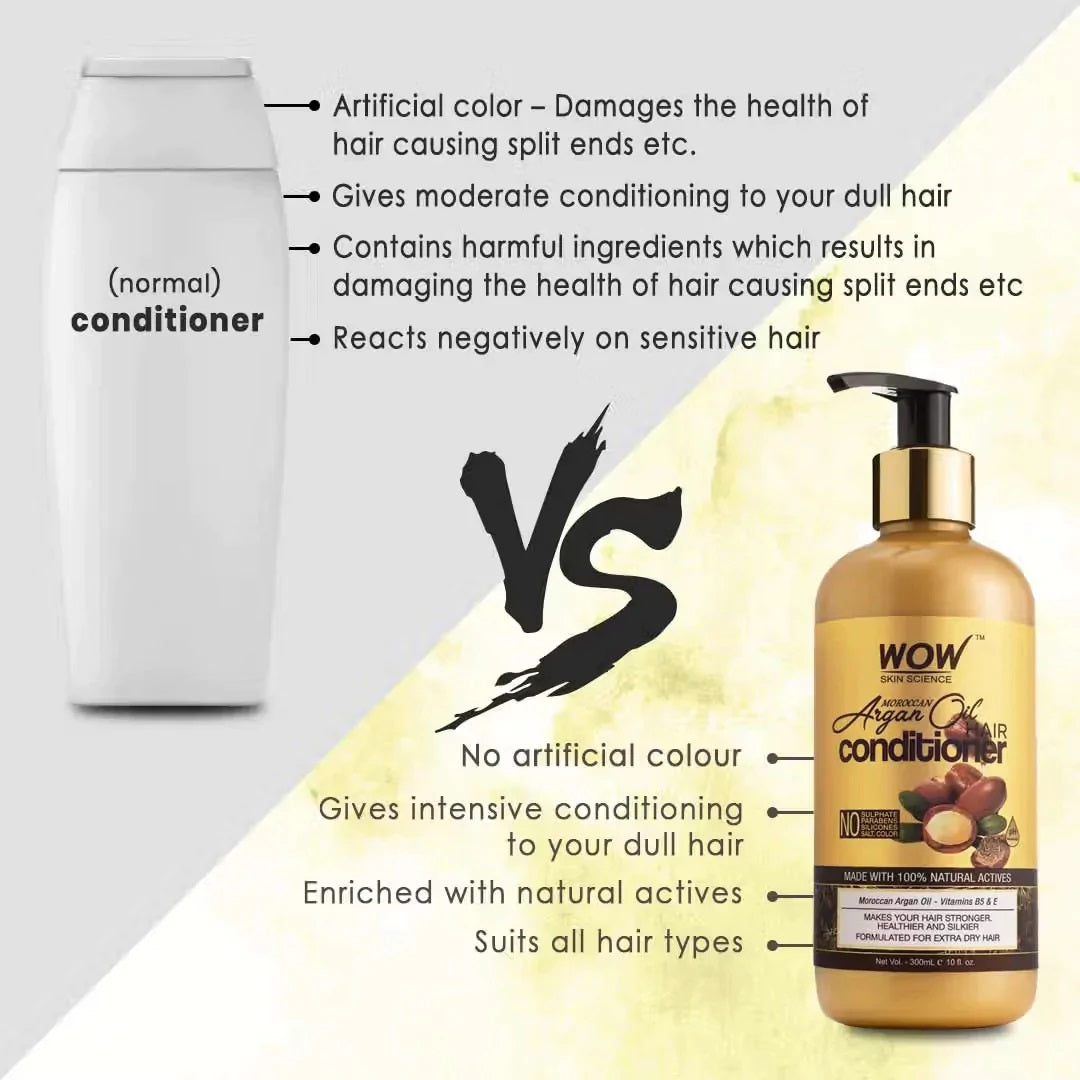 Wow Skin Science Argan Oil Conditioner (300ml)